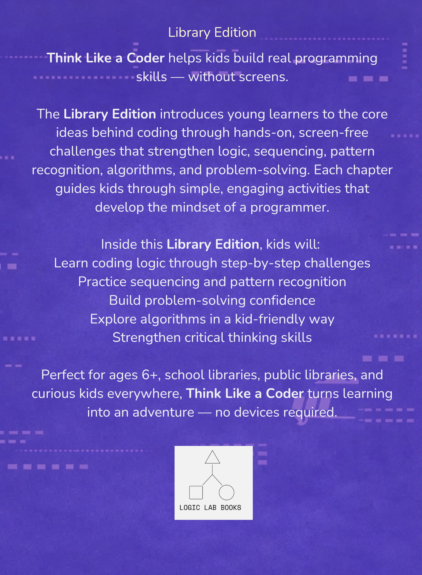 Library Edition Back Cover